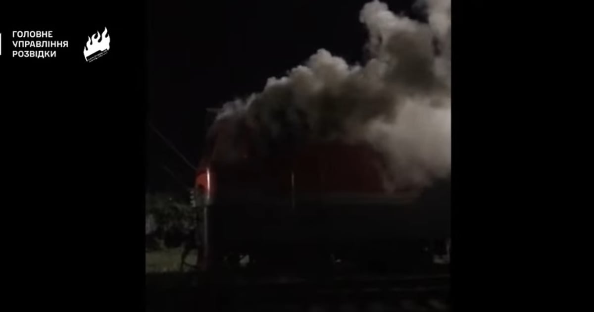 Russian resistance torches dozens of locomotives used by military