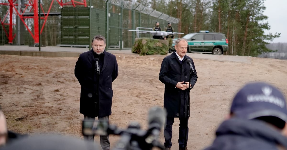 Poland installs the first elements of an anti-drone system on the border with Belarus