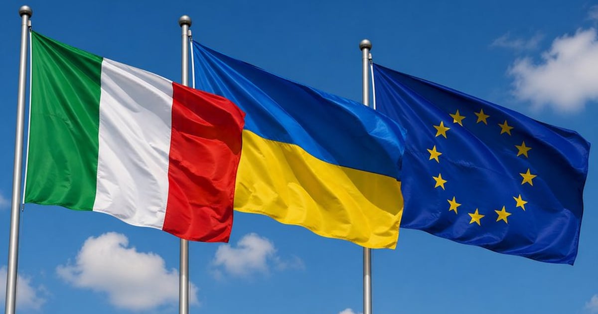 Посольство України в Італії назвало «неприйнятною» агресію проти людей, які стояли з українськими прапорами під час святкувань Дня визволення 25 квітня в Римі