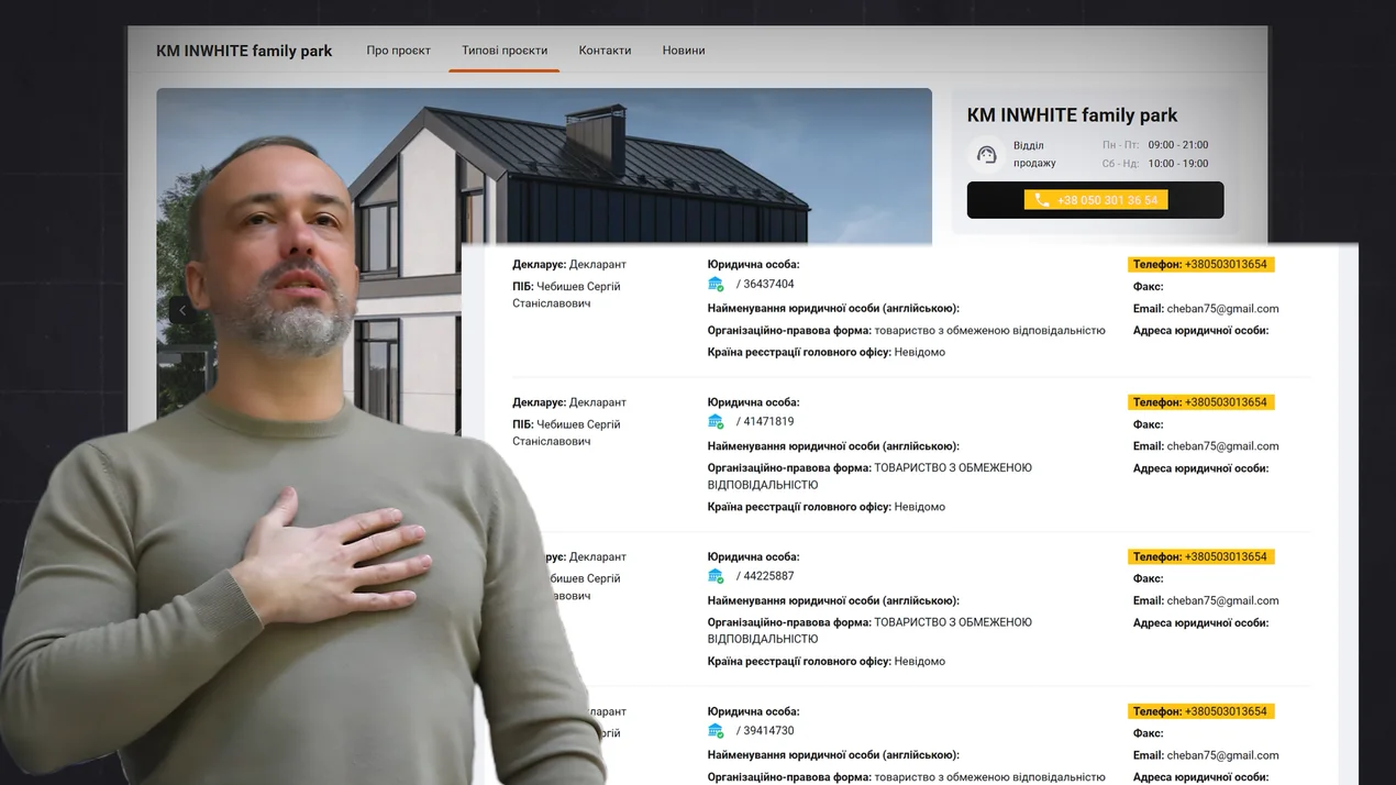 Сергей Чебышев, телефон, участки, коттеджи
