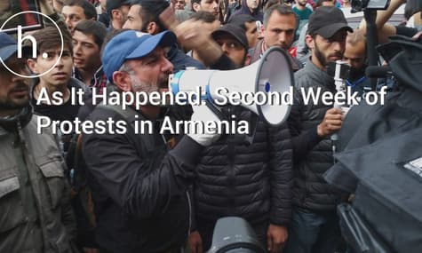 As It Happened: Second Week of Protests in Armenia