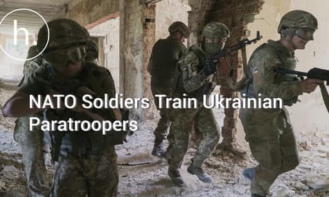 NATO Soldiers Train Ukrainian Paratroopers