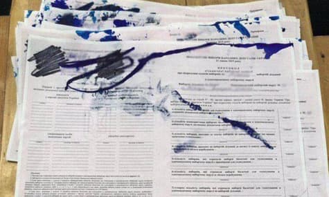 Выборы: в Бахмуте члены комиссии подписали незаполненные бланки с итогами результатов голосования