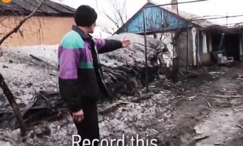 This Is What An East Ukraine Village Looks Like After Shelling