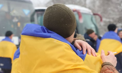 Українці, звільнені з російського полону