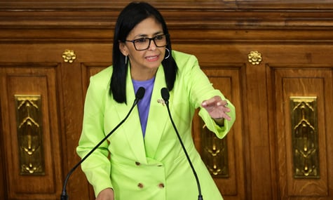 Виконувачка обов’язків президента Венесуели Делсі Родрігес