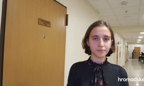 Від журналістки «УП», яка писала про зв'язок ветеранки війни «Пуми» до справи Шеремета, вимагали покинути будівлю суду