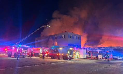 Пожежа на оборонному підприємстві в Чехії Пожежа на оборонному підприємстві в Чехії