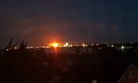 У росії горить Ільський НПЗ після дронової атаки вночі