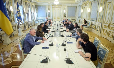 Зустріч заступників голови фракції «Слуга Народу» з президентом України Володимиром Зеленським