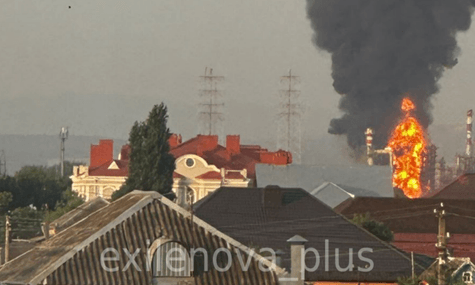 Drones target Russian refinery, railway, military unit