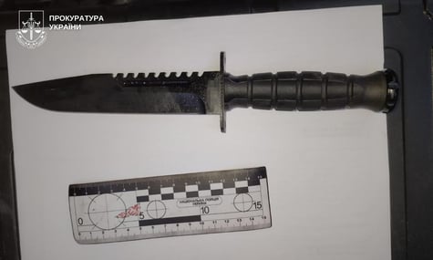 Ніж, яким чоловік поранив військовослужбовців ТЦК у Дніпрі