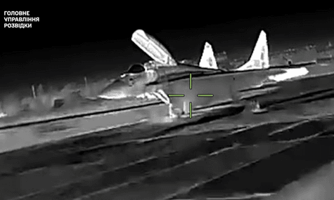 ГУР знищило російський винищувач МіГ-29 у Криму