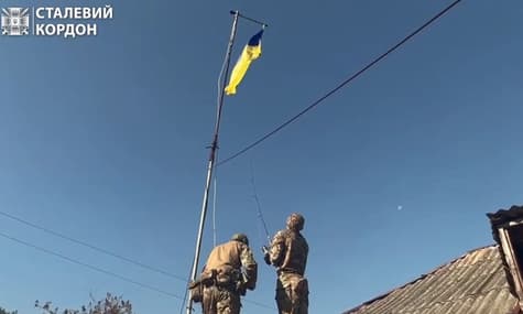Силы обороны подняли украинский флаг в населенных пунктах «серой зоны» в Харьковской области