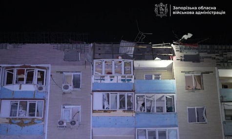 Наслідки російської нічної атаки на Запоріжжя
