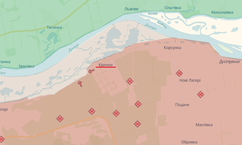 Украинские военные отошли от Крынков в Херсонской области — «Суспильное»