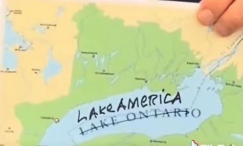 Трамп указом перейменував озеро Онтаріо між США і Канадою на «озеро Америка». Каже, що думає про інші назви і для океанів
