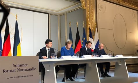 Normandy Format Summit in Paris Reaches Agreement on Three Core Issues