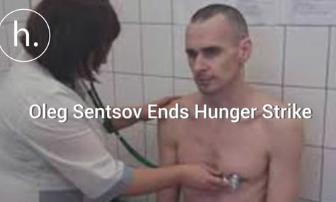 Ukrainian Political Prisoner Oleg Sentsov Ends Hunger Strike