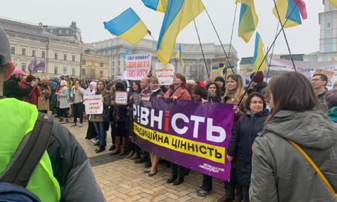 “Rebel, Love, and Protect Your Rights”: Ukraine's Women’s Day March 2020