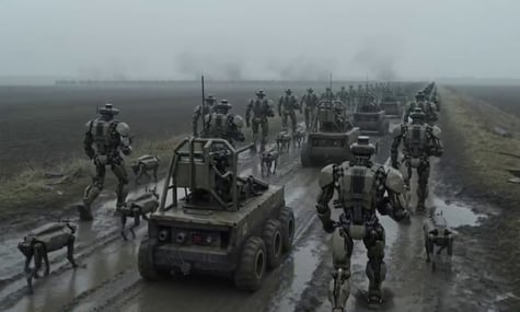 Кадр із відео Михайла Федорова про «Армію дронів», згенерованого штучним інтелектом Кадр із відео Михайла Федорова про «Армію дронів», згенерованого штучним інтелектом