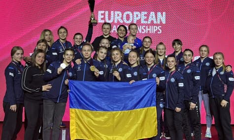 Женская сборная Украины по борьбе выиграла медальный зачет на Чемпионате Европы-2022