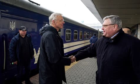 До Києва прибув прем’єр-міністр Латвії