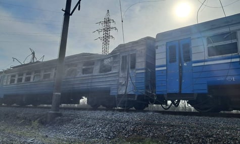 російський дрон влучив у цивільний поїзд на Дніпропетровщині. Одна людина загинула, серед постраждалих є діти