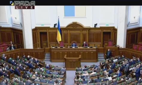 Ukraine’s Parliament Adopts Coronavirus Law in Emergency Session