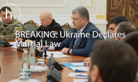 Ukraine Declares Martial Law in Regions Bordering Russia and Unrecognized Transnistria