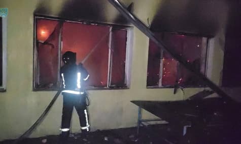 Над Одесской областью сбили 18 из 22 «шахедов». Из-за попадания произошел пожар