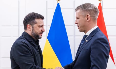 Zelenskyy meets Hungary's Magyar for first time as countries seek to rebuild ties