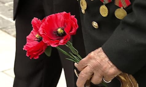 Somber & Low-Key Victory Day In Kyiv