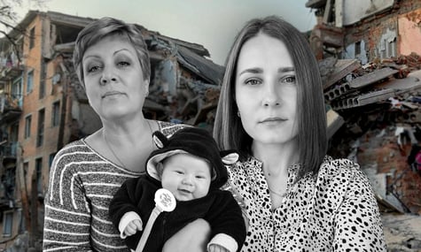 Родина, яка загинула внаслідок ракетного удару по багатоповерхівці у Прилуках 7 жовтня 2026 року