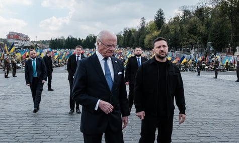 Король Швеції Карл XVI Густав прибув до України