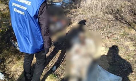 В Херсонской области эксгумировали тела двух мирных жителей, убитых российскими оккупантами — прокуратура