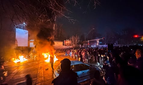 Протест у Тегерані, Іран, 9 січня 2026 року