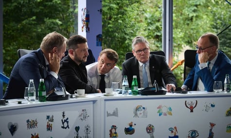 Європейські лідери у Тирані Європейські лідери у Тирані