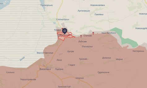 DeepState заявив про окупацію Камʼянського. У війську заперечили: на околицях стоять українські бійці