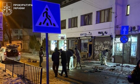 Місце теракту у Львові