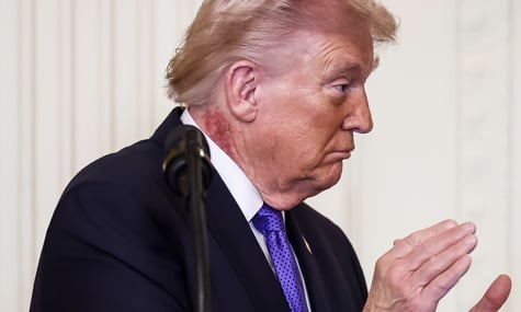 Президент США Дональд Трамп на церемонії вручення Медалей Пошани в Білому домі, 2 березня 2026 року