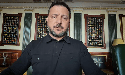 Скриншот з відеозвернення Скриншот з відеозвернення