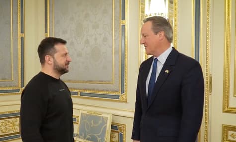 В Украину прибыл новый британский министр иностранных дел. Он встретился с Зеленским