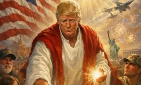 Трамп видалив ШІ-фото в образі Ісуса після масової критики, але не став перепрошувати