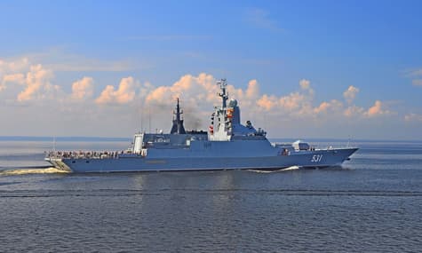 російський військовий корабель двічі порушив кордони територіальних вод Данії