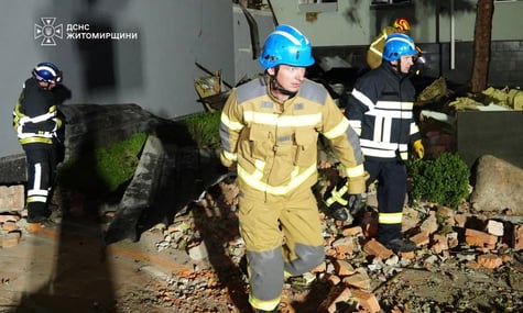 Удар по будівлі поліції у Житомирі — кількість загиблих зросла до трьох, постраждали пів сотні людей