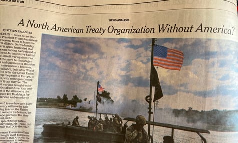«Північноамериканський» Альянс без Америки? NYT подав неправильно повну назву НАТО, а потім визнав помилку