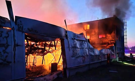 Пожежа на оборонному підприємстві в Чехії