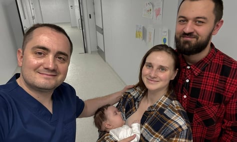 У Львові медики врятували двомісячну дівчинку з пухлиною в мозку
