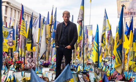 «Одна з найсумніших речей, які я коли-небудь бачив»: принц Гаррі розповів про свій візит до Києва